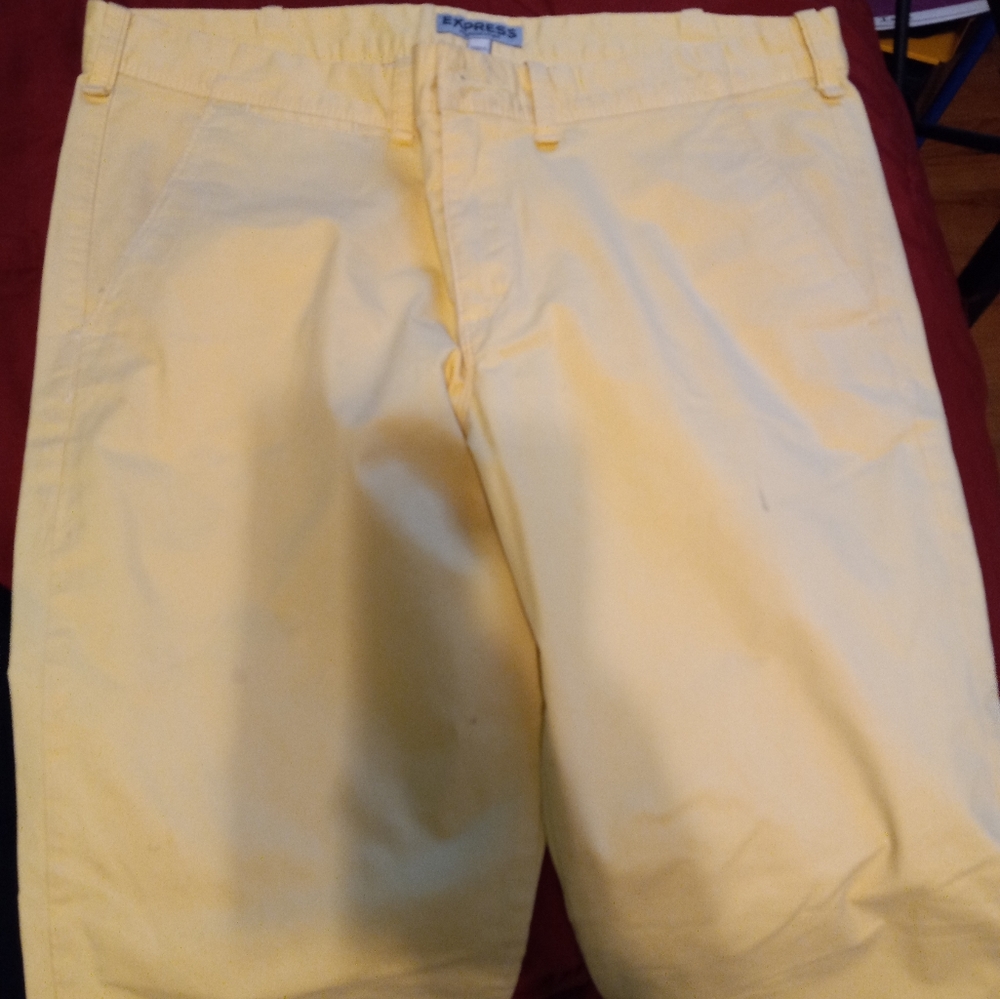 Men's Express pants yellow 32/30